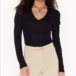 Nasty gal puff sleeve